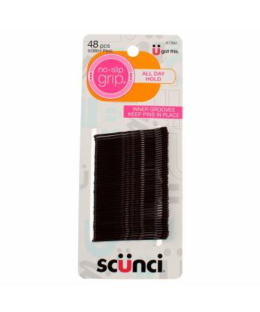 Scunci No Slip Brwn Bobbi Pins
