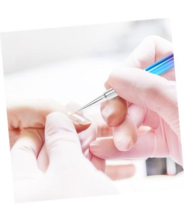 minkissy 1pc Nail Art Drawing Pen Manicure Drill Pen Nail Art Pen Manicure Brush Manicure Pen Brush Manicure Supply Nail Art Tool Nail Art Brush Double Head Metal Rod Nail Pen - Buy Online on GoSupps.com