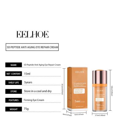 OLLZPJFPK 5D Peptide Eye Repair Cream Eye Moisturizing and Nourishing Cream to Reduce Fine Lines and Tighten Skin - Buy Online on GoSupps.com