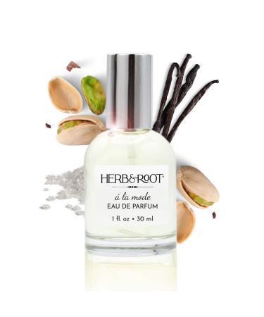 Herb & Root A La Mode Eau de Parfum Pistachio Sea Salt Vanilla Gourmand Fragrance Beach Summer Vibes 1 oz