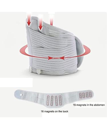 Self-Warming Lumbar Support Belt for Back Pain Relief - Herniated Disc Sciatica Compression | Unisex Medium Black - Buy Online on GoSupps.com