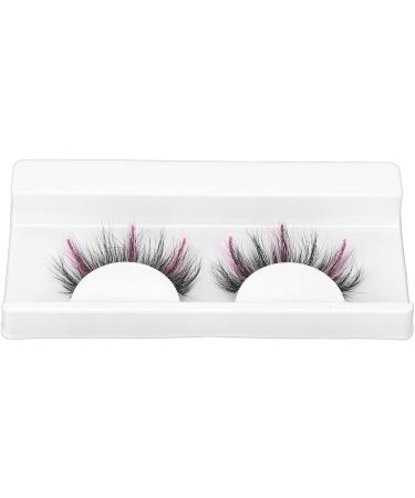 18mm Colored False Eyelashes Soft and Light Reusable Design Exquisite Appearance Suitable for Cosplay Costume Party Long Curly Pink Glitter Fake Eyelashes for Women (P7I01-3) - Buy Online on GoSupps.com