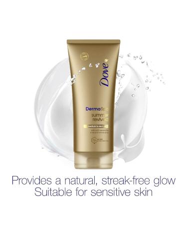 Dove Derma Spa Summer Revived Body Lotion 200ml - Medium to Dark Skin - Buy Online on GoSupps.com