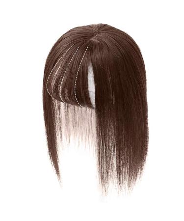 ZHOUJIE Silk Base Human Hair Topper Hair Toppers Silk Base Crown Topper Human Hair Clips Toppers Top Hairpieces for Women Thinning Hair Cover