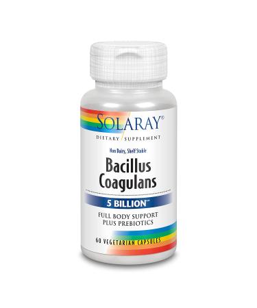 Solaray Bacillus Coagulans 5 Billion  60 Vegetarian Capsules