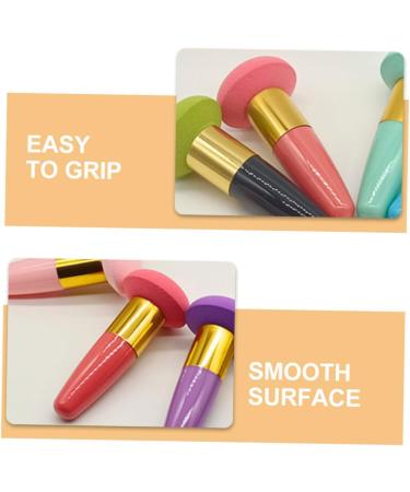 PLAFOPE Beauty Egg Brush Pen Makeup Powder Puff Makeup Sponges for Blending Make up Sponges for Face Cosmetic Sponge Foundation Sponge Brush Makeup Sponge with Handle Blending Sponges - Buy Online on GoSupps.com