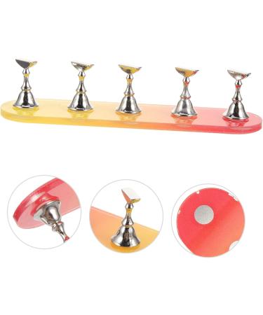minkissy 1 Set Nail Practice Holder Nail Racks for Nail Painting Nail Practice Stand Nail Stands for Nail Art Creative Nail Racks Decor Nail Art Practice Manicure Accessories Plastic Suite - Buy Online on GoSupps.com