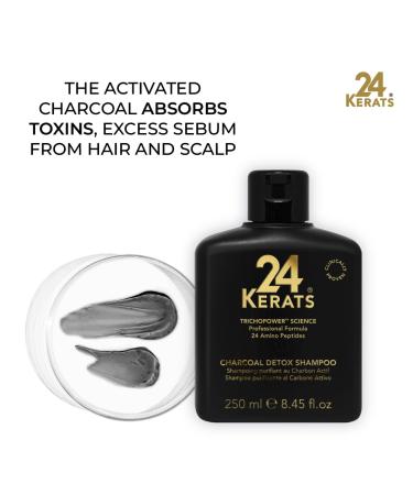 Buy Detoxifying Charcoal Shampoo for All Hair Types | Bamboo Formula pH 4.5-5.5 | 33 oz - International Shipping Available - Buy Online on GoSupps.com