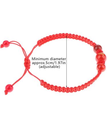 Vsilay Dragon Year Lucky Bracelet | Unique Braided Rope Adjustable Size with Dragon Ornaments | Perfect Gift for New Year - Buy Online on GoSupps.com
