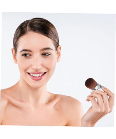 DOITOOL Retractable Powder Brush Makeup Tool Cosmetic Tools Blush Brush Powder Brush for Loose Powder Cosmetic Applicator Travel Artificial Fiber With Cover Telescopic Brush - Buy Online on GoSupps.com
