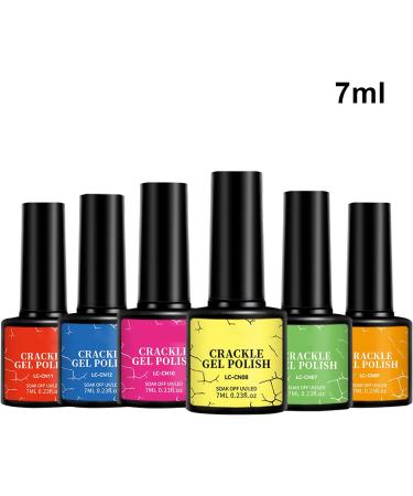 Crackling Gel Fluorescent UV Crackling Gel Pack of 6 Personal Care for Women and Girls for Weddings Travel and Photography - Buy Online on GoSupps.com