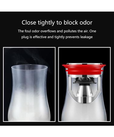 LUOFANG Magnetic Levitation Bathroom Deodorizer Kitchen Sink Sewer Deodorant Shower Water Stopper Prevent Odor & Insect Spread One Size Silver - Buy Online on GoSupps.com