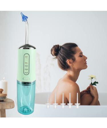 Smokitcen Electric Ear Cleaning Kit for Adults - Premium Reusable Ear Wax Removal Tool with Electrical Cleaner Spray, 3 Pressure Irrigation Tips, and 9.8in Silicone Hose (Green) - Buy Online on GoSupps.com