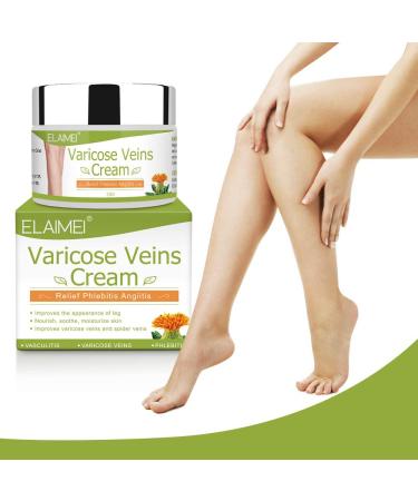 Varicose Veins Treatment Cream 50G Spider Vein Cream Relief Tired and Heavy Legs Strengthen Capillary Health Improve the Apperance of Legs
