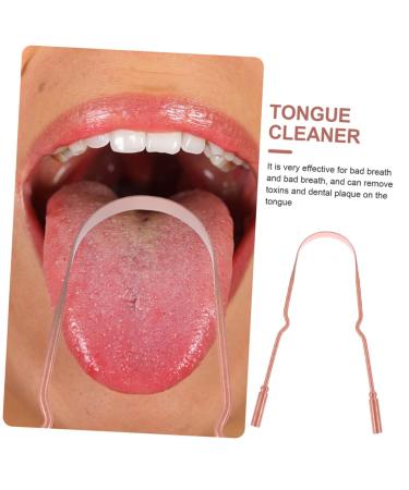 Brush and Scraper Oral Cleaning Tool - Effective Mouth Scraper for Oral Care | International Shipping Available - Buy Online on GoSupps.com