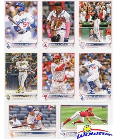 2022 Topps Baseball Complete 668 Card Factory Set | (5) Exclusive Foilboards #/390 | Series 1 & 2 Rookies Julio Rodriguez, Bobby Witt Jr & More - Buy Online on GoSupps.com