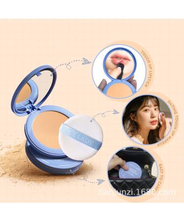 Oil Control Matte Pressed Powder - Long-Lasting & Waterproof Setting Makeup in Natural Beige - Buy Online on GoSupps.com