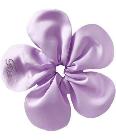 Scrunchies Hair Elastics Women Flower Scrunchie Oversized Cute Ponytail Holder Hair Scrunchy for Decoration for Thick Hair Floral Hair Ties for Girls Women - Buy Online on GoSupps.com