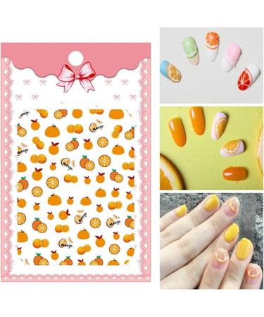 3pcs Summer Fruit Nail Stickers - Strawberry, Cherry, Watermelon Nail Decals - Buy Online on GoSupps.com