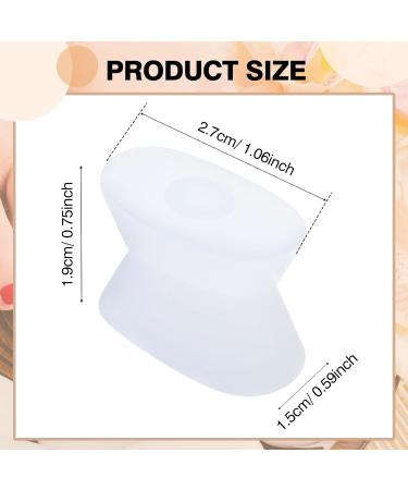 20 Pack Gel Toe Separators & Spacers for Bunion Correction - Small Size 0.75 Inch - Toe Straightener & Spreader for Men and Women - Buy Online on GoSupps.com