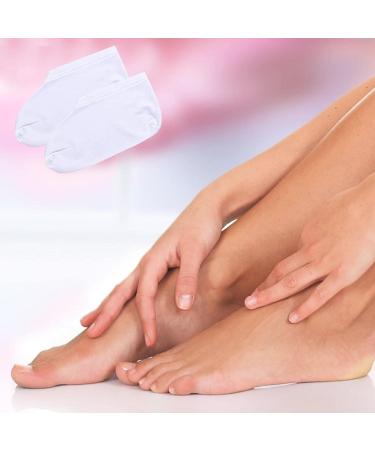 AYNKH 3 Pairs Moisturizing Socks Overnight Cotton Spa Socks Foot Care Foot Cover for Dry Cracked Feet Lotion Enhancing Absorbing for Women and Men - Buy Online on GoSupps.com