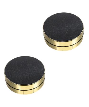 NOLITOY 2pcs Madeup Accessories Two-layers Boxes Refillable Container