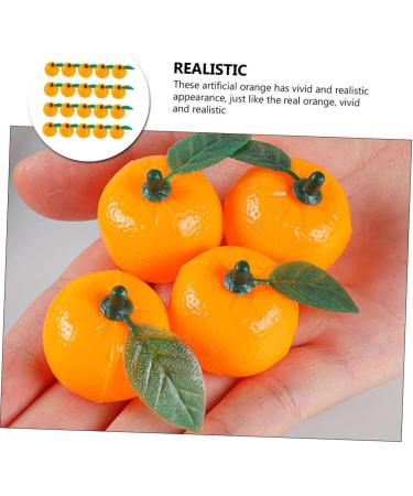 Cabilock Ornaments 20pcs Artificial Orange Accessories Fruit Artificial Oranges - Buy Online on GoSupps.com