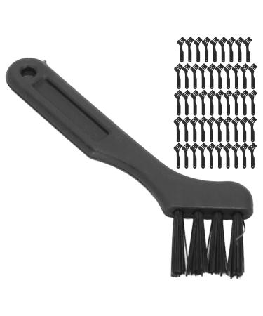 Premium 50pcs Shaving & Keyboard Cleaning Brush Set - Fine Hair Plastic Handle for Home Use - International Shipping - Buy Online on GoSupps.com