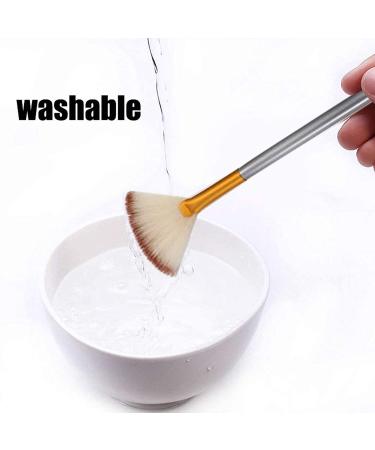 Fan Mask Brushes | Pack of 2 Acid Applicators for Glycolic Peel/Masques - Buy Online on GoSupps.com