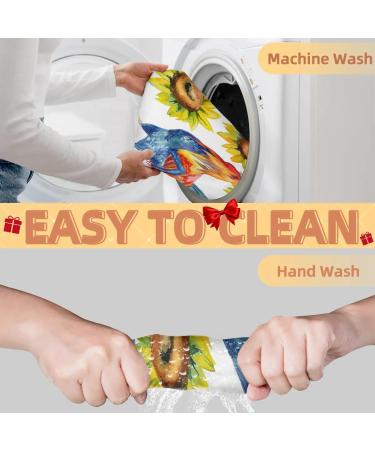 Beard Bib Apron for Men - Waterproof Hair Catcher & Grooming Cape | Non-Stick Trimming Accessory - Roosters Sunflower Design - Buy Online on GoSupps.com