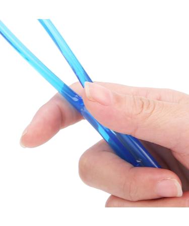 Buy Blue Tongue Scraper Cleaner | Portable Metal & Plastic Tongue Cleaning Brush Kit for Fresh Breath - Buy Online on GoSupps.com