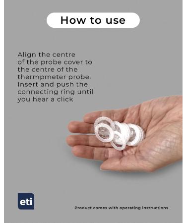 Probe Covers for Digital Ear Thermometer - Pack of 40 Replaceable Protective Hygiene Caps - Buy Online on GoSupps.com