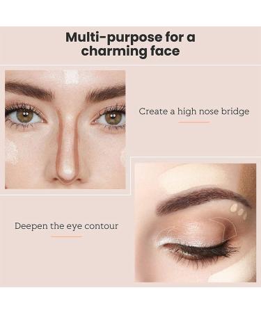 Erinde Contour Pencil with Brush - Waterproof Longwear Highlighter & Bronzer #02 Natural Color | International Shipping Available - Buy Online on GoSupps.com