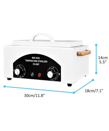 WOWOHI High Temperature Metal Tool Cleaning Box 1.5L - Adjustable Temperature & Timer for Manicure, Pedicure, Salon & Barber Equipment - Buy Online on GoSupps.com