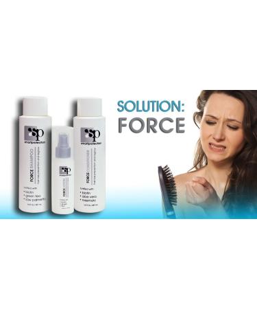 FORCE Hair Loss Prevention & Regrow Treatment Kit - Shampoo, Conditioner, Lotion - 16oz & 4oz by Smart Protection - Buy Online on GoSupps.com