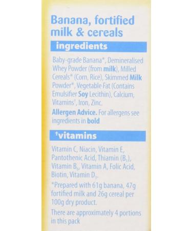 Buy Cow & Gate Baby Balance Banana Porridge 4-6 Months 125g - Nutritious Baby Food - Buy Online on GoSupps.com