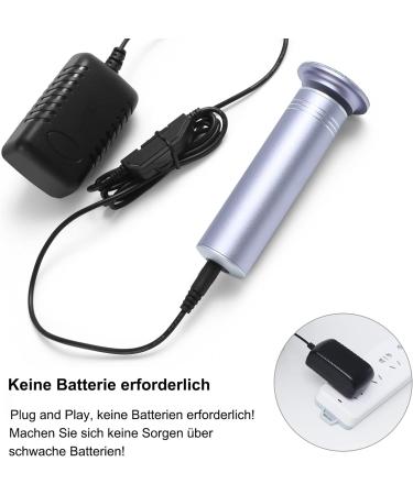 Adjustable Speed Electric Corneal Remover - Professional Pedicure Tool with 60 Replacement Grinding Pillows for Dead Skin & Cracked Feet - Buy Online on GoSupps.com