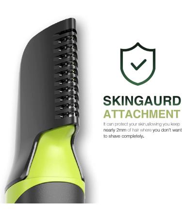 Unibono Men's Body Hair Trimmer Kit - Electric Shaver for Beard, Chest, Armpits, Groin - Grooming Kit for Men - USB Charge, IPX7 Waterproof - Black - Buy Online on GoSupps.com