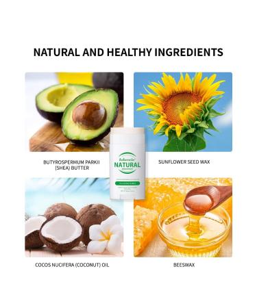 ibcccndc Aluminum Free Natural Deodorant for Women and Men | Keeps Underarms Light and Dry | Variety Pack of 3 in Coconut & Vanilla Lavender & Rose Cucumber & Mint Scents - Buy Online on GoSupps.com