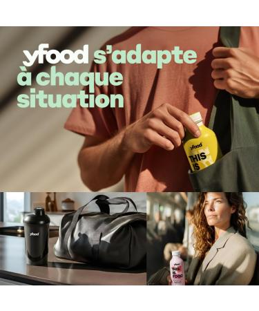 yfood Vegan Vanilla repas pr t boire THIS IS FOOD substitut de repas 26 g de prot ines 26 vitamines et min raux (12 x 500 ml) go t vanille Vegan Vanilla 500 ml (Lot de 12) - Buy Online on GoSupps.com