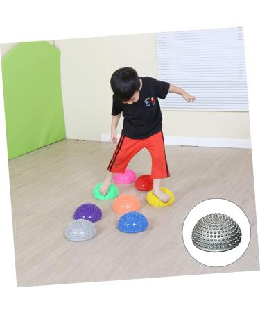Minkissy Durian Ball - Spiky Massage Ball for Plantar Fasciitis Arm & Leg Relief | Office & Fitness Tool | 16x16x8cm Gray - Buy Online on GoSupps.com