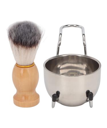 Demeras men's shaving tool set men's rasier brush set multifunctional safe nylon bristles durable 3-in-1 for men for the salon