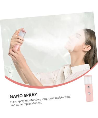 VINTORKY Facial Humidifier Mini Humidifier Skin Moistener Facial Mist Sprayer Nano Misting Sprayer Pink Abs - Buy Online on GoSupps.com
