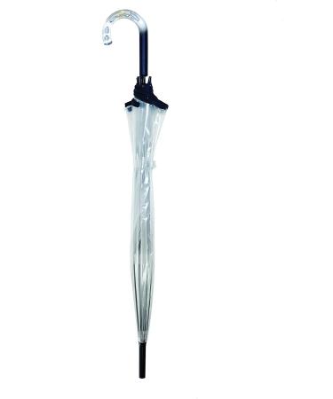 SMATI Stick Automatic Clear Dome Umbrella - Transparent Birdcage Bubble Design for Adults - Buy Online on GoSupps.com
