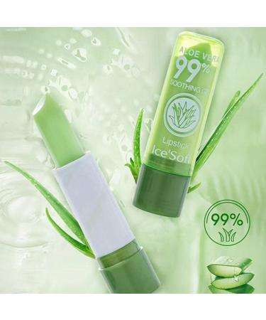 Aloe Vera Lip Balm Magic Color Changing Lip Gloss Long Lasting Moisturizing Aloe Vera Lip Balm - Buy Online on GoSupps.com