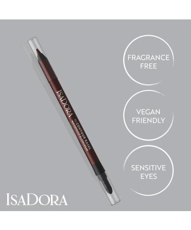 IsaDora Perfect Contour Kh l - Tenue forte sans bavure - Crayon kh l noir id al pour les yeux fum s - Hautement pigment et hypoallerg nique - Facile appliquer - Crayon paupi res - Marron bronze - Buy Online on GoSupps.com