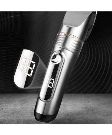 Buy Cordless Hair Clippers & Waterproof Trimmer for Men - Electric Grooming Kit USB Rechargeable with LED Display - Buy Online on GoSupps.com