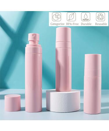 Travel Spray Bottle 2oz - Refillable Mini Fine Mist Spray Bottle for Perfume & Toners | Empty Plastic Travel Size Rose Water Bottle - Buy Online on GoSupps.com