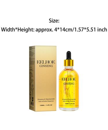 Ginseng Facial Essence 100ML - Korean Skin Care for Women Deep Moisturizing & Collagen Boost Refreshing Anti-Aging Essence Day & Night Use Yellow One Size One Size Yellow - Buy Online on GoSupps.com