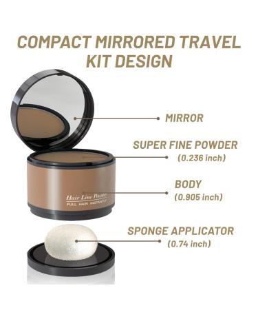Sovoncare Instant Hairline Powder - Gray Hair Coverage for Women | Thinning Hair Root Touch Up Powder - Conceals Hair Loss & Thin Hair - Buy Online on GoSupps.com